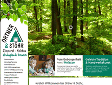 Tablet Screenshot of ortner-stoehr.de